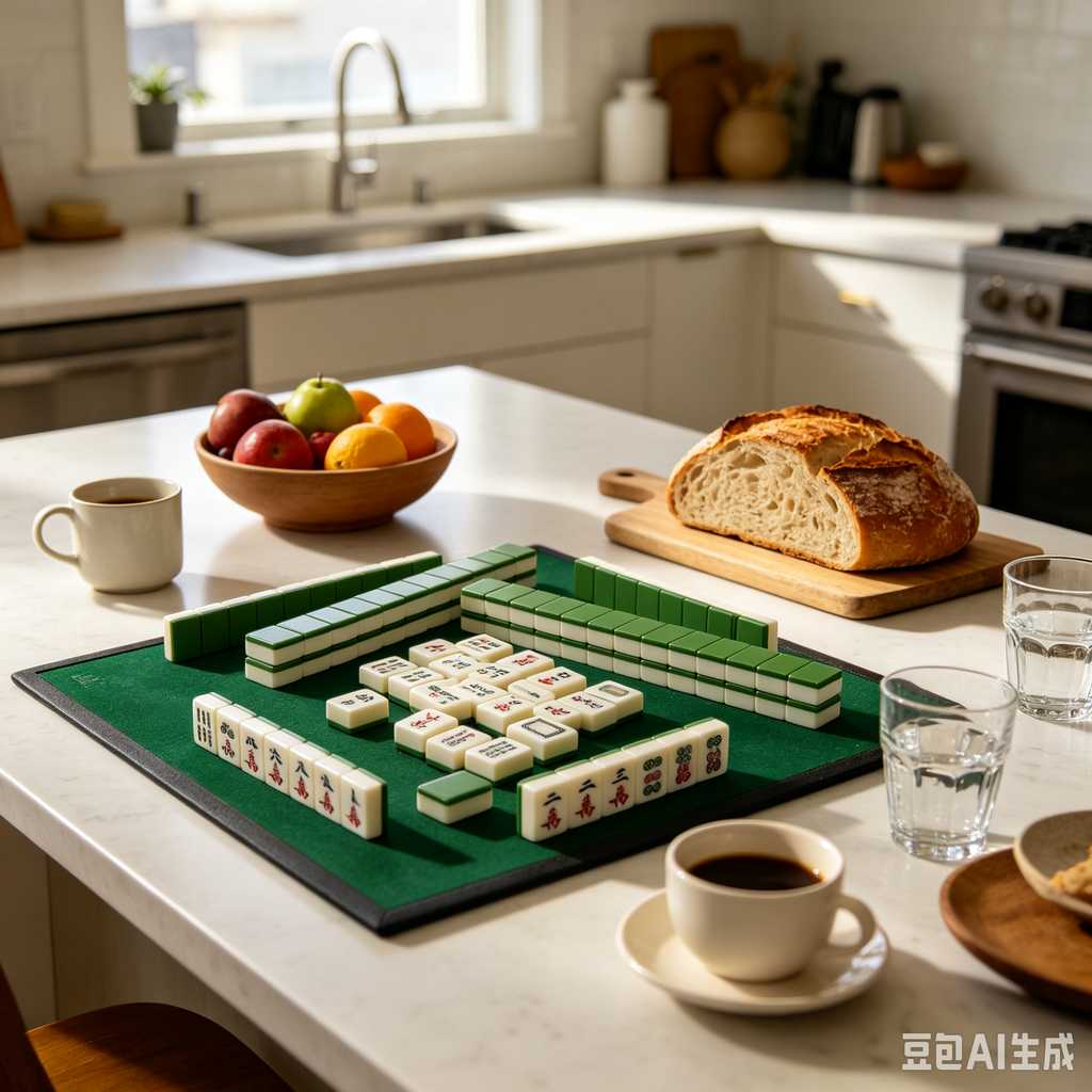small portable mahjong set